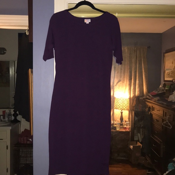 Lularoe Purple Dress - Picture 2 of 4